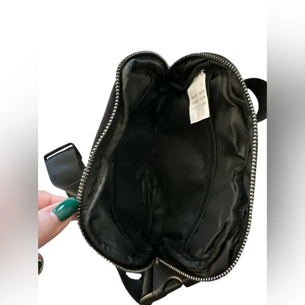 Black Nylon Crossbody Belt Bag NWT - Image 4