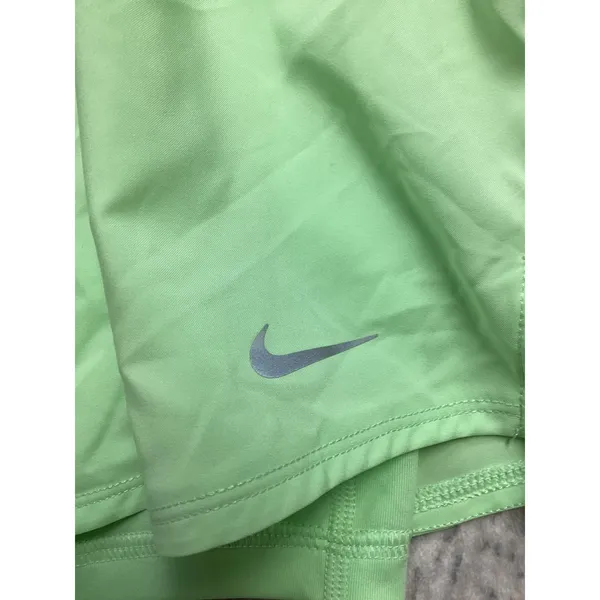 Nike Dri-FIT Womens Training Shorts Lime Green‎ High Waisted DX6016-376 XS NWT - Image 2