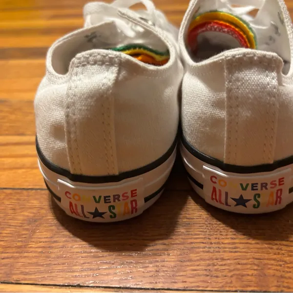 Converse Classic White Canvas Sneakers - Image 3