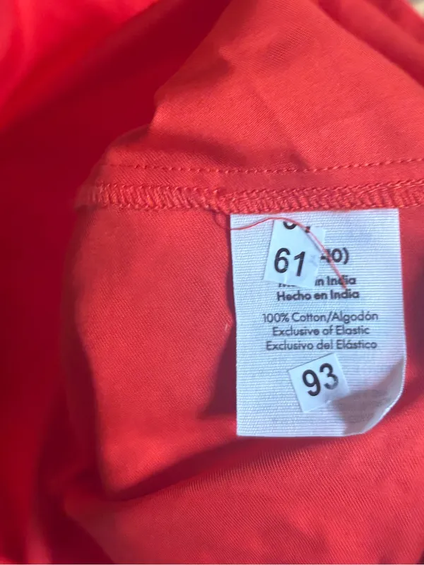 No boundaries red poplin cotton dress size medium - Image 7
