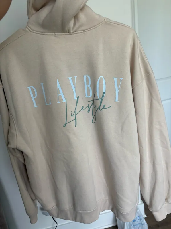 Playboy Missguided Zip-Up x Oversized Hoodie - Image 2