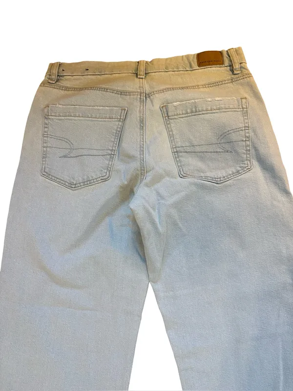 American Eagle Stretch Curvy Straight Leg Jeans Size 8 Regular NWT - Image 4