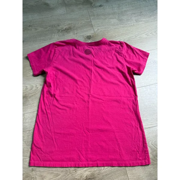 EUC Womens Life Is Good Tshirt Pink Wine Glass Crusher tee classic fit size M - Image 2