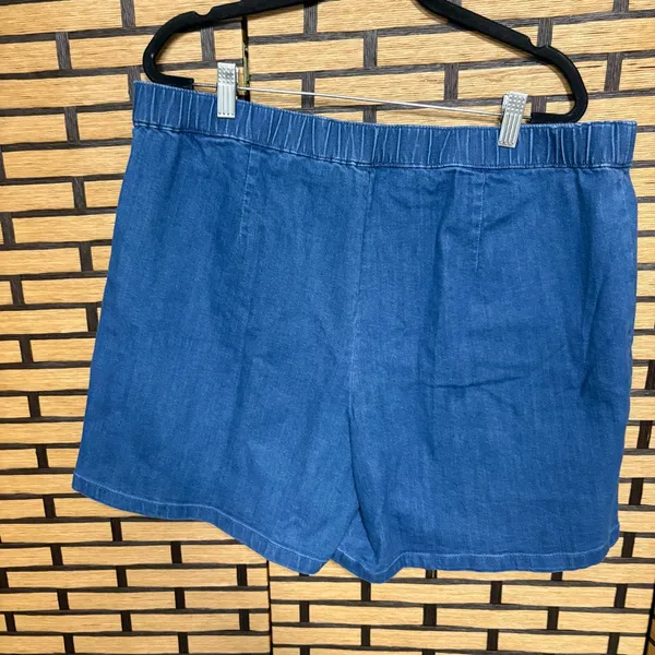 AnyBody Denim Skort Size Large‎ Blue - Image 2