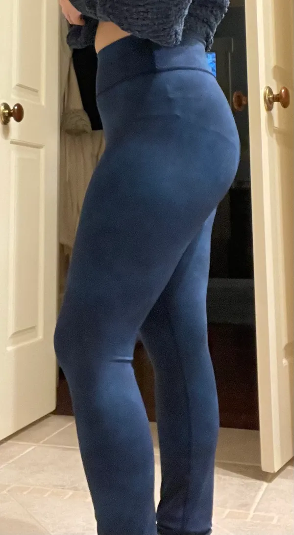 Puma Navy and Blue Leggings - Image 2