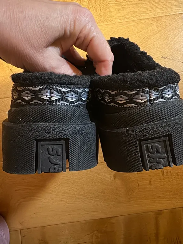 Skechers Women's Shindigs - Comfy Hour slides clogs mules black shoes - Image 4