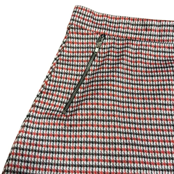 Le Lis Red Black Houndstooth A-Line Stretch Pull On Skirt Women's XXL - Image 3