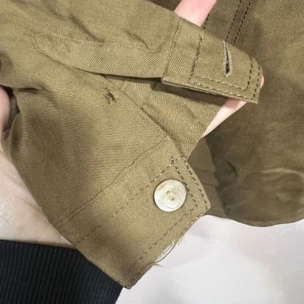 VINTAGE Gucci (1970’s) Military Button Down Top - Image 7