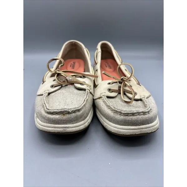 Sperry Top Sider Women's Boat Shoes Loafers Sz 9 Tan Orange Casual‎ - Image 3