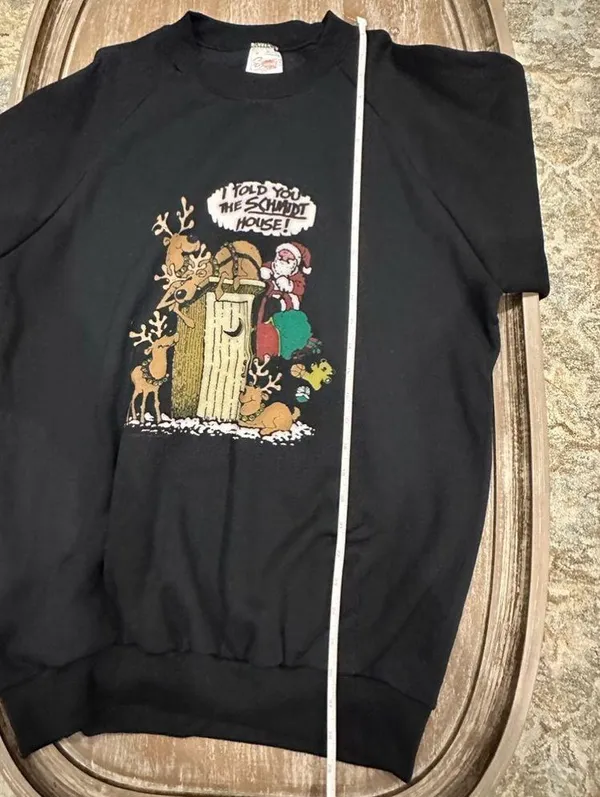 Christmas Funny Santa Holiday Sweatshirt Size XLarge. Unisex - Image 7