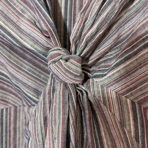 VICI Women's Multicolor Striped Knotted Twist Front Dress - Image 12