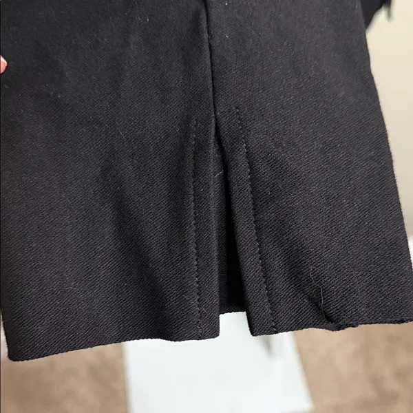 &Basics Black Kick Flare Pants Size S NWT‎ Minimalist Stretch Work Trouser - Image 4