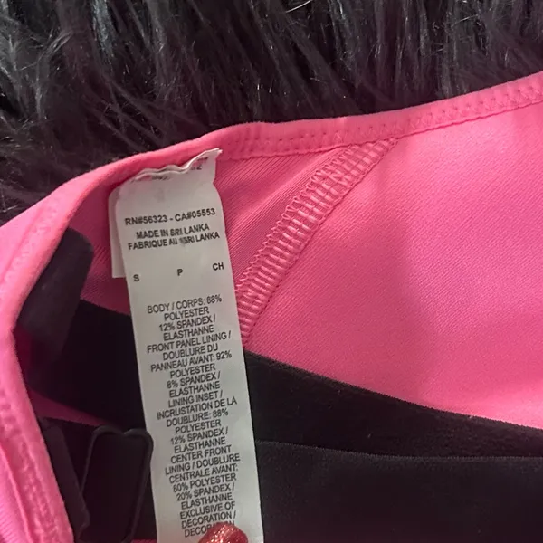 Nike Swoosh Dri-Fit Training Running Vibrant Pink Sports Bra Size Small - Image 5