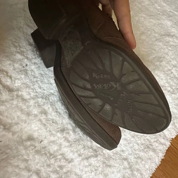 Korks brown booties 7.5 ankle winter women - Image 7