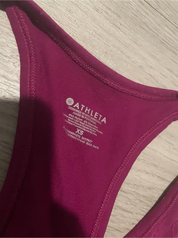 Athleta Magenta Racerback Tank Top - Image 2