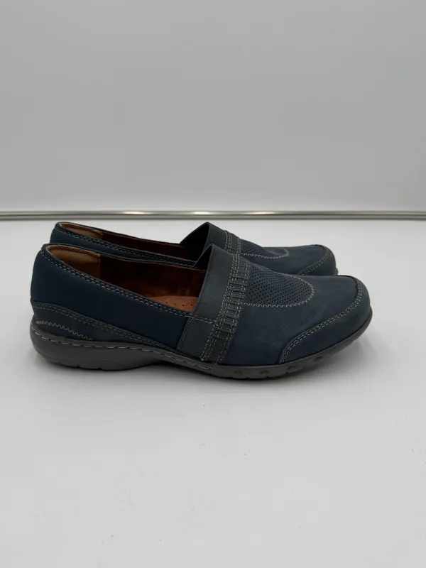 Cobb Hill Womens 9 Blue Gray Slip On Comfort Walking Shoes Loafers EU 40 - Image 4