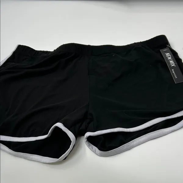New Mix Black and White Women's Athletic Shorts - Image 15