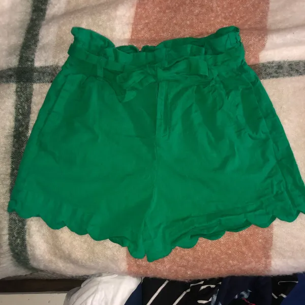 Vibrant Green High Waist Women's Shorts - Image 3