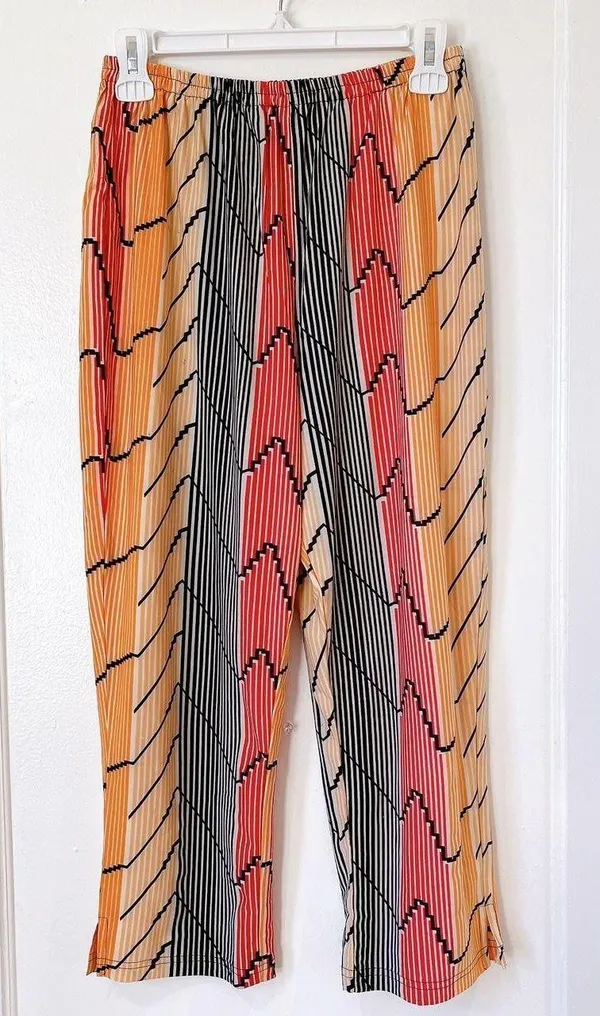 Texture Pattern Sleeveless Pajama Set Multiple Size L - Image 3