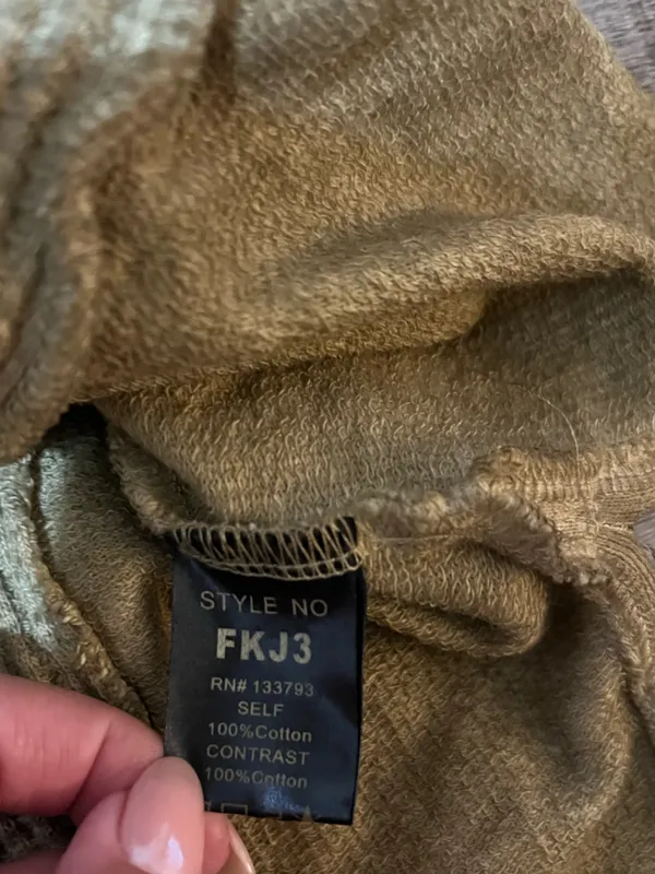 POL Olive Green Button-Up Shacket - Image 6
