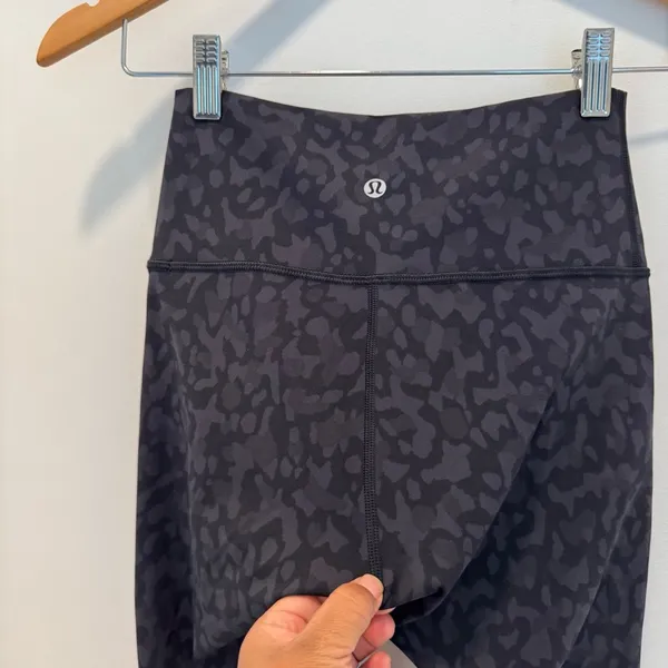 Lululemon Align High-Rise Crop Intertwined Camo Deep Coal Multi size 4 - Image 7