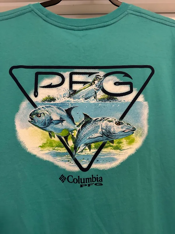 Columbia teal t-shirt - Image 4