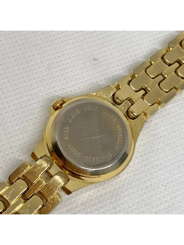 Vintage Collezio gold tone women watch glowing in the dark 25mm Quartz running - Image 6
