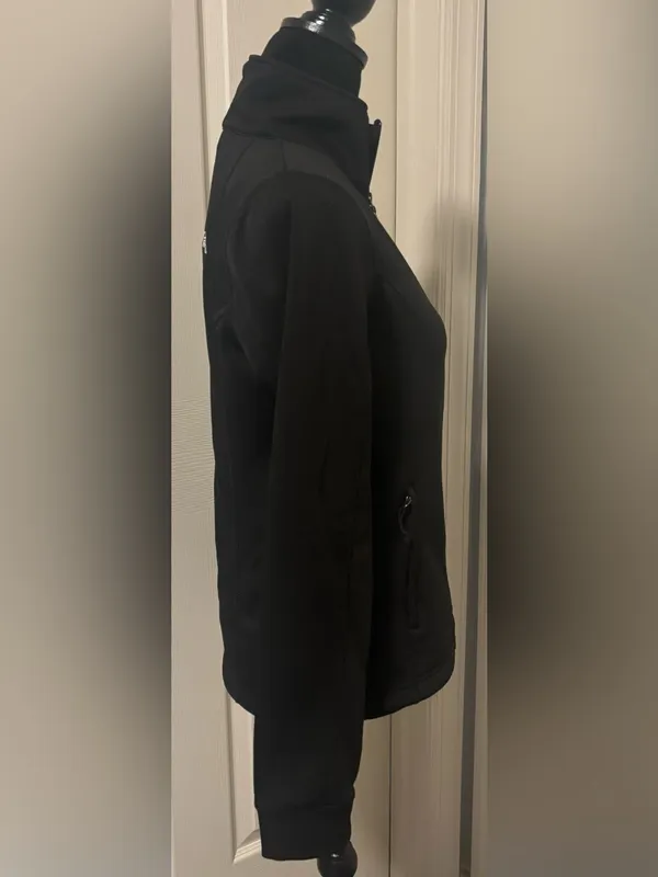 The North Face Black Full-Zip Fleece Jacket Outdoor Hiking Athletic Performanc - Image 5