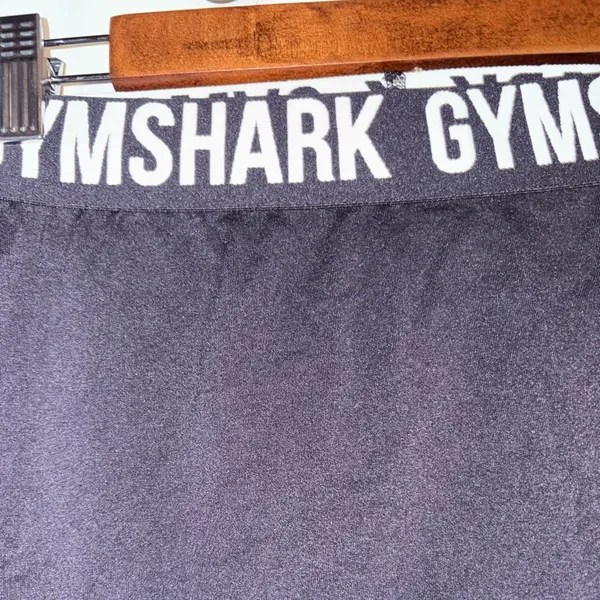 Gymshark Fit Leggings Black Women Size Small Athletic Wear Logo Waist Band - Image 5
