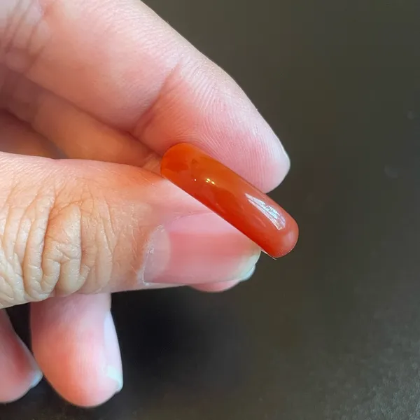 Red agate ring size 7 - Image 7