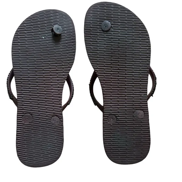 Havaianas Slim Metal Mesh Dark Brown In Slim Metal Mesh Dark Brown Sz 6 - Image 2