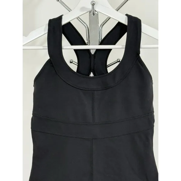 Athleta Women’s Black Tank Top Racerback Cutout Yoga Workout Activewear Size S - Image 3