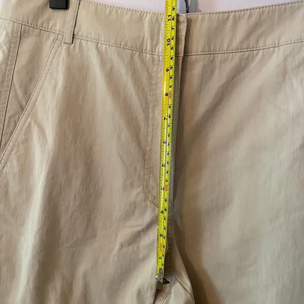 Abercrombie & Fitch Cream Tan Barrel Leg Khaki Pants Workwear Preppy Women's 29 - Image 10