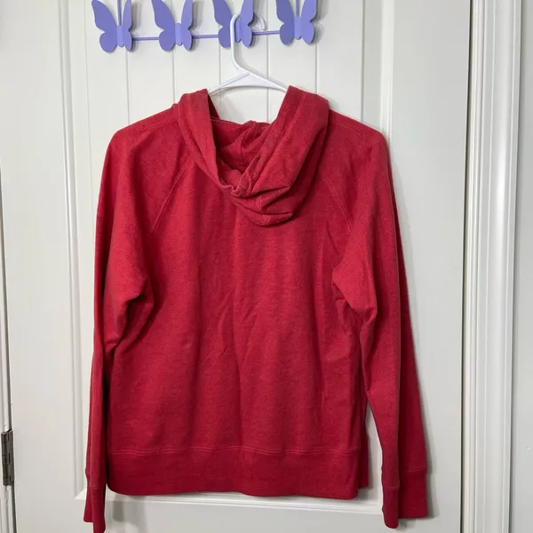 EUC Disney Parks‎ authentic women’s red Mickey Mouse patch full zip sweatshirt M - Image 7