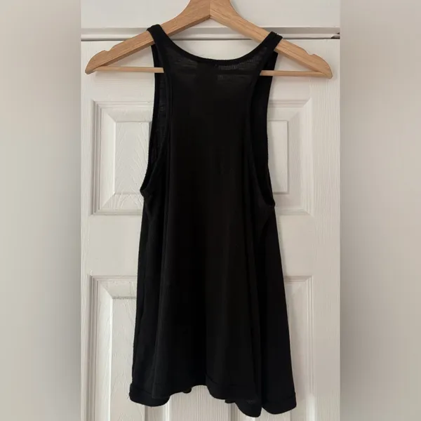 Free People Black Sleeveless‎ Tank Top Size Extra Small EUC - Image 2