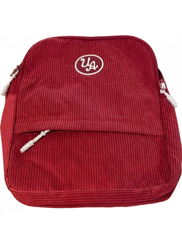 Under Armour Corduroy Backpack Small Detachable Pouch Cardinal Red Women's 10L - Image 6