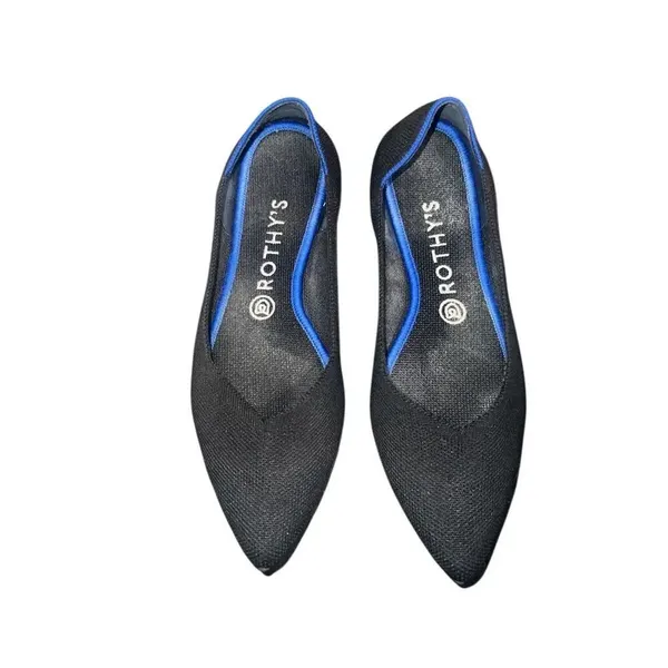 ✨Rothy’s Women's The Point II Black Sz 9 Flats✨ - Image 3