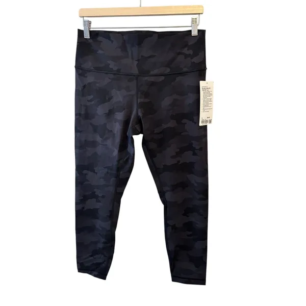 Lululemon wunder under High Rise Tight 25"Lux 12 NWT Camo Deep Coal Multi - Image 3