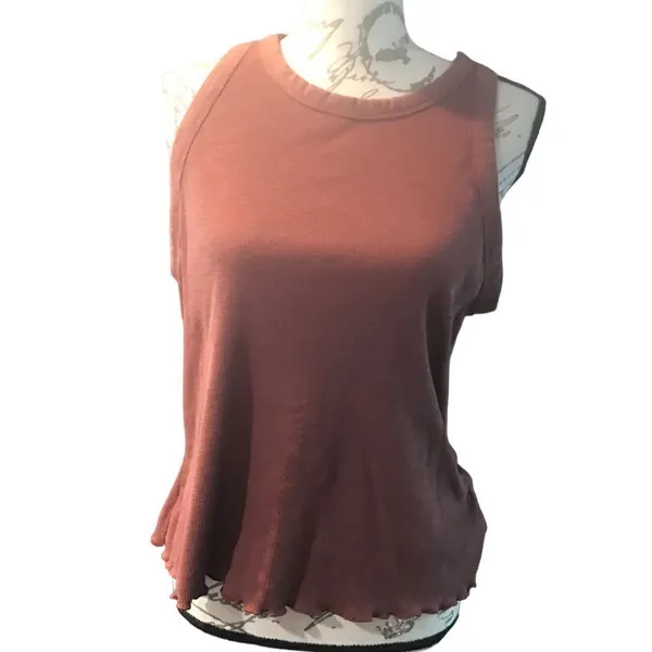 Old Navy Brown Tank Top Women's Size XL - Image 9