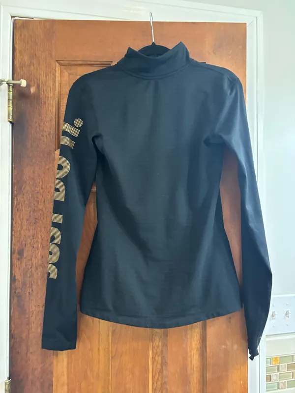 Nike Black Zip Up Long Sleeve - Image 6