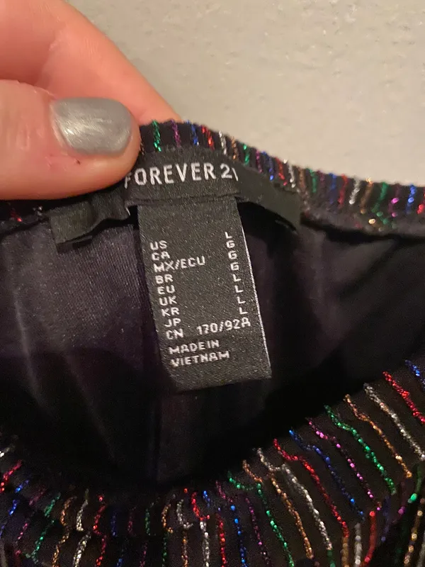 Forever 21 Crop Sequined Dress - Image 4