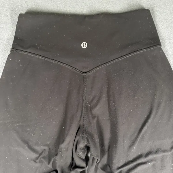 Lululemon Align Jogger Pants Women 4 Black High Rise Pockets Tapered Leg LW5DH6S - Image 8