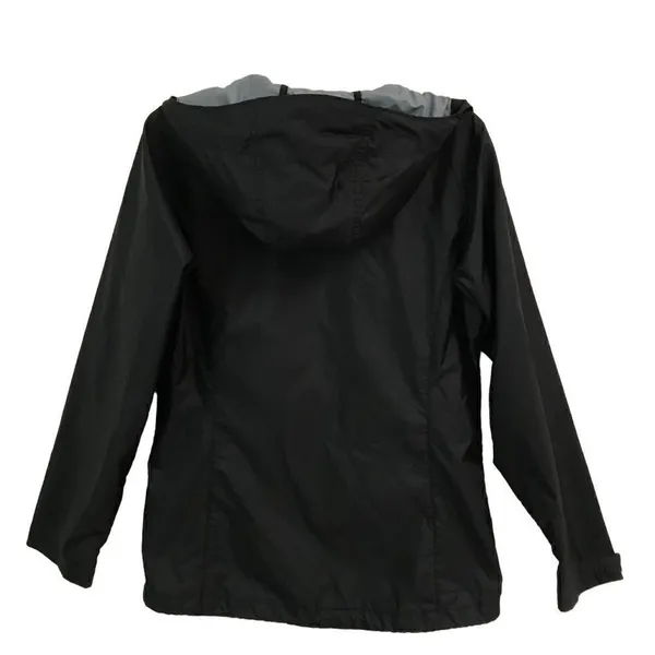 Columbia full zip black hooded windbreaker S‎ - Image 2