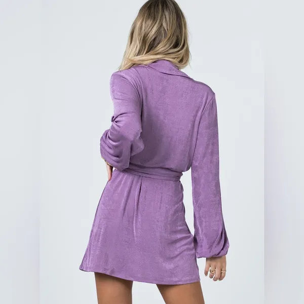 Princess Polly Party Time Mini Dress in Purple Size 4 New with tag - Image 6