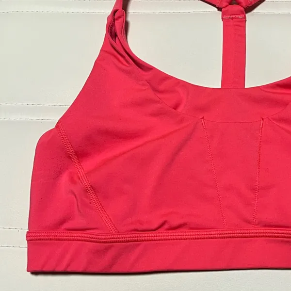 Lululemon Pack It In Bra Neon Pink Size 8 - Image 8