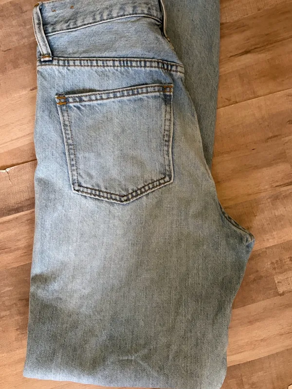 Madewell The Perfect Vintage Jean Size 25 Light Wash High Rise Straight Leg - Image 2
