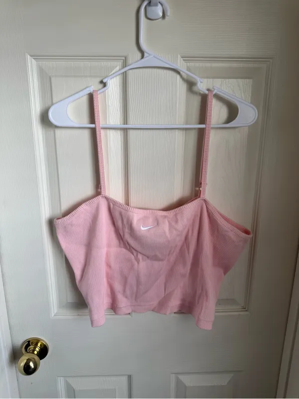 Nike Ribbed Crop Tank Top - Image 2