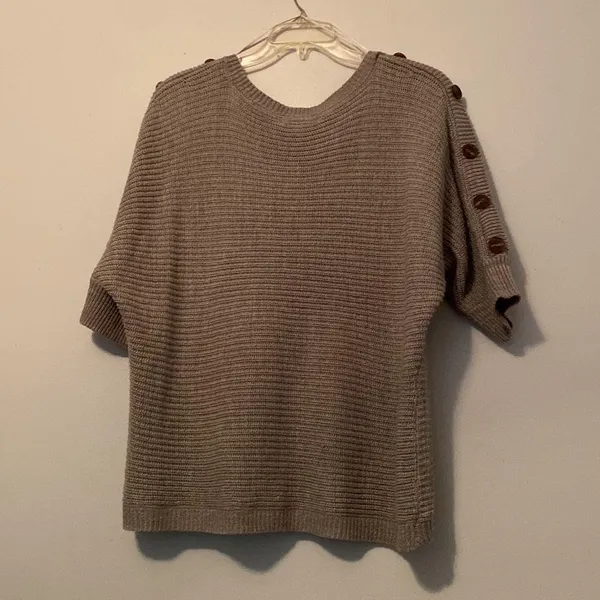 Misia Curvy Women’s Plus Size Half Sleeve Knit Sweater Size 2X - Image 5