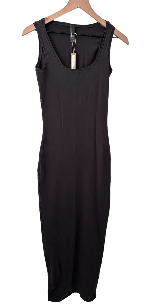 SKIMS New Vintage Scoop Neck Long Dress - Ash Size S NWT - Image 6