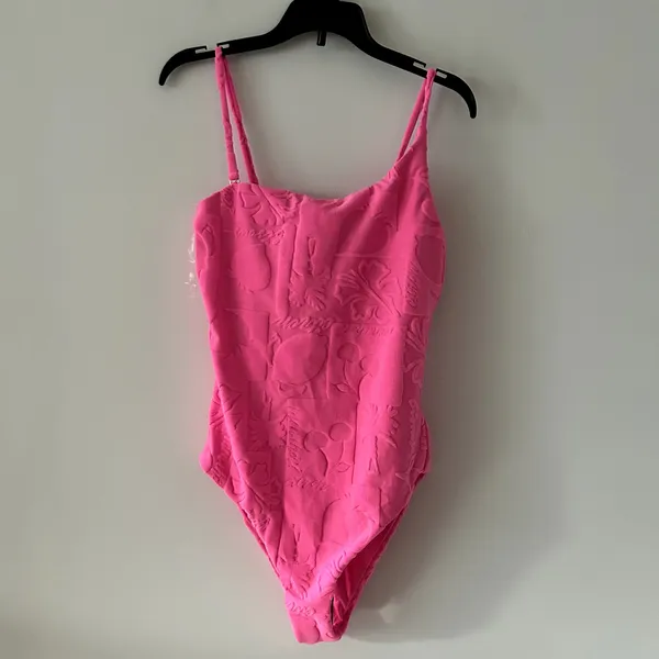 Beach Riot x Free People Athena Strawberry Stand Terry Swim One Piece NWT - Image 2